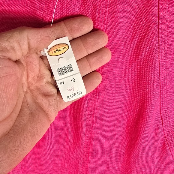 Talbots NWT Women's Pink‎ Sleeveless Knee Length Career Dress - Picture 7 of 9